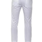 PT Torino White Cotton Men's Trouser