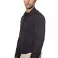 Verri Black Cotton Men's Bomber Jacket