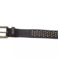 BYBLOS Black Cowhide Women Belt