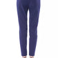 BYBLOS Blue Polyester Women's Slim Fit Pant