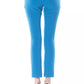 BYBLOS Light Blue Polyester Women Pants