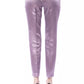 BYBLOS Purple Cotton Women's Pant