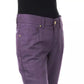 BYBLOS Purple Cotton Women's Pants