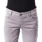 BYBLOS Gray Cotton Women Jeans