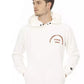 Automobili Lamborghini White Cotton Men's Sweater with Pockets