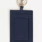 Trussardi Blue Leather Men's Badge Holder