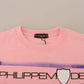 Philippe Model Pink Printed Long Sleeves Pullover Sweater