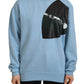 Philippe Model Light Blue Logo Printed Long Sleeves Sweater