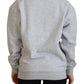 Philippe Model Gray Printed Long Sleeves Pullover Sweater