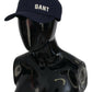Gant Blue Cotton Logo Print Baseball Cap Casual Hat