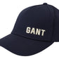 Gant Blue Cotton Logo Print Baseball Cap Casual Hat