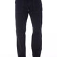 Alpha Studio Blue Cotton Men's Pant