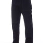 Alpha Studio Blue Cotton Men's Pant