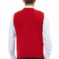 Alpha Studio Red Viscose Men's Jacket