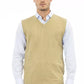 Alpha Studio Beige Viscose Men Jacket