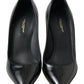 Dolce & Gabbana Black Patent Leather High Heels Pumps Shoes