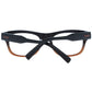 Ermenegildo Zegna Brown Men Glasses Frame