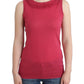 John Galliano Pink wool knit top