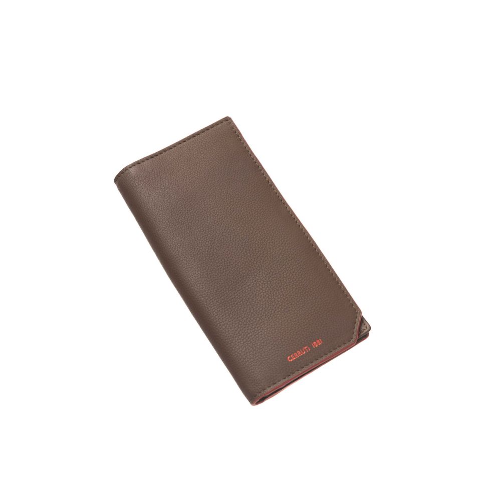 Cerruti 1881 Brown Calfskin Men Wallet