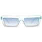 Emilio Pucci Turquoise Plastic Sunglasses
