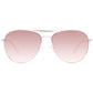 Guess Rose Gold Metal Sunglasses