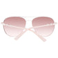 Guess Rose Gold Metal Sunglasses