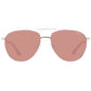 Hackett Gold Stainless Steel Sunglasses