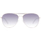 Guess Rose Gold Metal Sunglasses