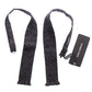 Dolce & Gabbana Gray Black Wool Bow Tie