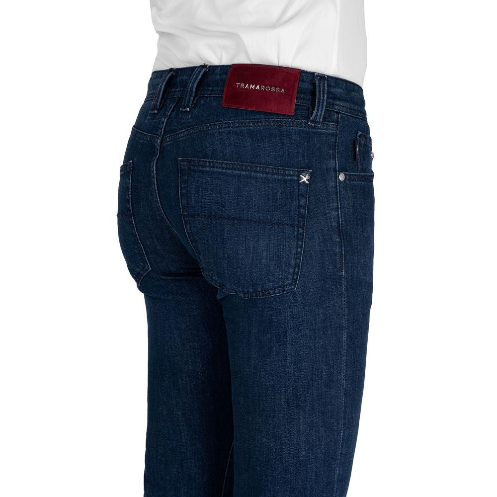 Tramarossa Blue Cotton Men Jeans