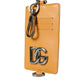 Dolce & Gabbana Orange Calf Leather Credit Card Holder Clip On Wallet