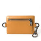 Dolce & Gabbana Orange Calf Leather Credit Card Holder Clip On Wallet