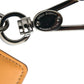 Dolce & Gabbana Orange Calf Leather Credit Card Holder Clip On Wallet