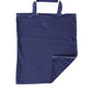 Prada Blue Jersey Fabric Logo Shoulder Shopping Tote Shopping Bag