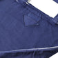 Prada Blue Jersey Fabric Logo Shoulder Shopping Tote Shopping Bag