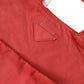 Prada Red Jersey Fabric Logo Shoulder Shopping Tote Bag