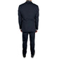 Aquascutum Navy Wool Men's Suit