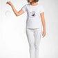 A.Tratti White Viscose Women T-Shirt