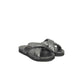 Cerruti 1881 Gray Lambskin Women Sandal