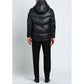Aquascutum Black Polyester Men Jacket with Removable Hood