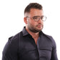 Bally Black Men Glasses Frame