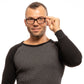 Zadig & Voltaire Brown Men Glasses Frame