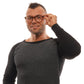 Ermenegildo Zegna Brown Men Glasses Frame