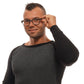 Ermenegildo Zegna Gray Men Glasses Frame