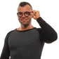 Ermenegildo Zegna Black Men Glasses Frame