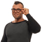 Ermenegildo Zegna Black Men Glasses Frame