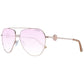 Guess Rose Gold Metal Sunglasses
