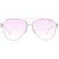 Guess Rose Gold Metal Sunglasses