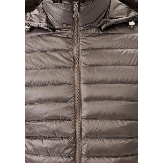Add Gray Polyamide Men Jacket