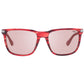 BMW Red Plastic Sunglasses